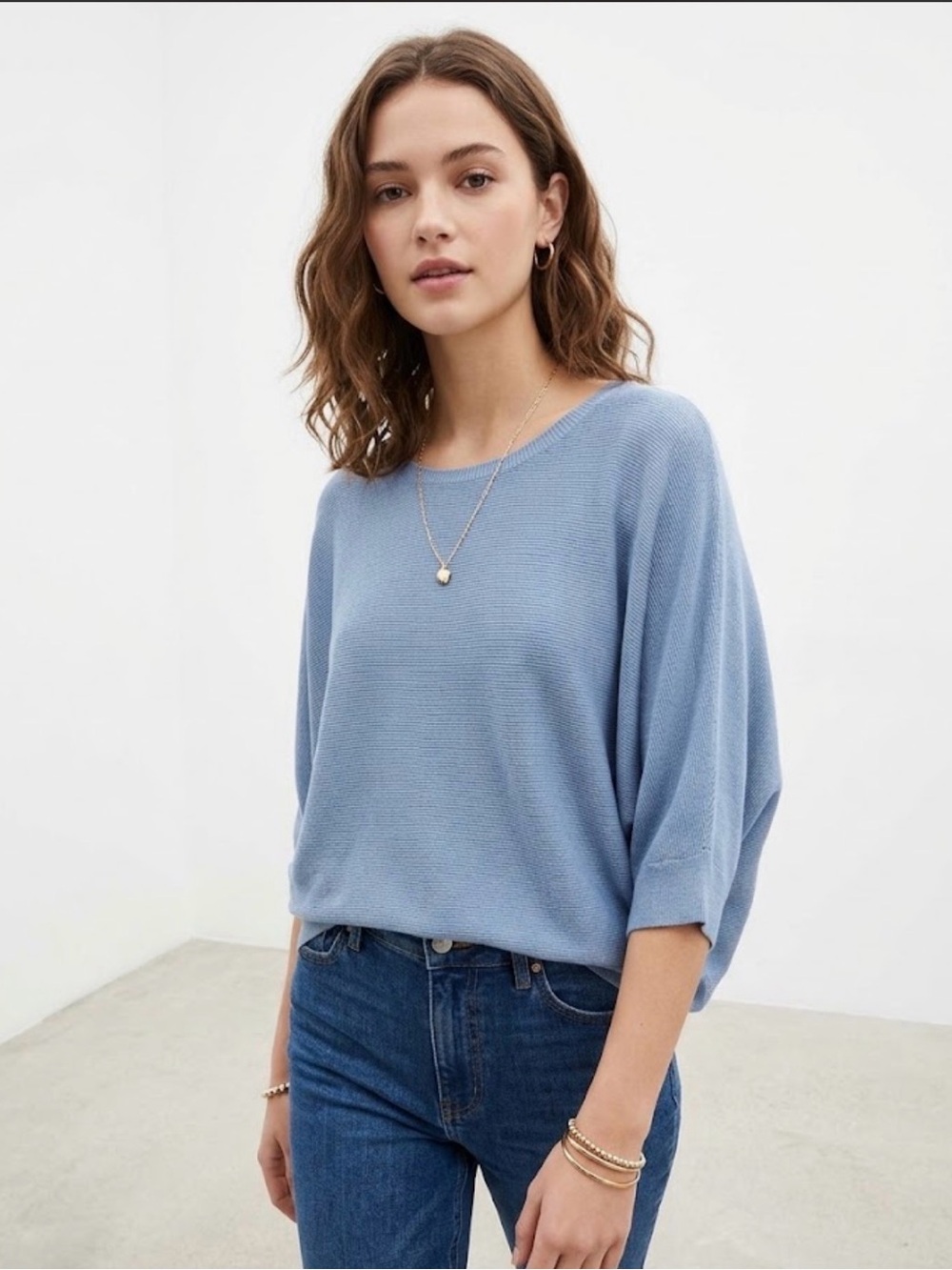 Quince 100% Organic Cotton Fisherman Dolman Top